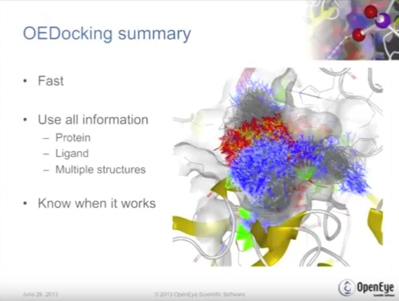 OEDocking: Is it Possible to Know When it Works? Webinar