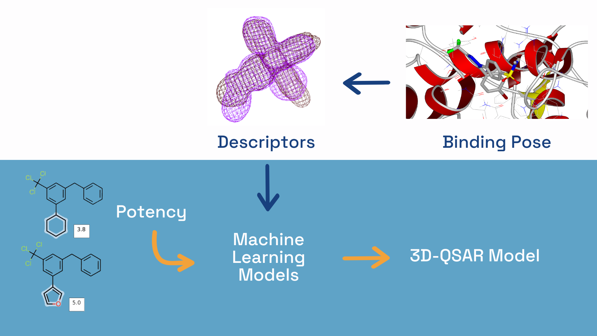 3D QSAR floe package graphic