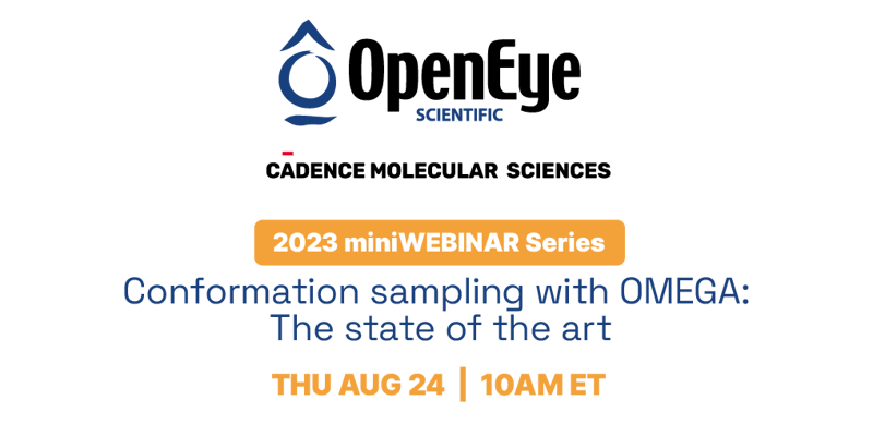 miniWEBINAR: Conformation sampling with OMEGA: The state of the art.