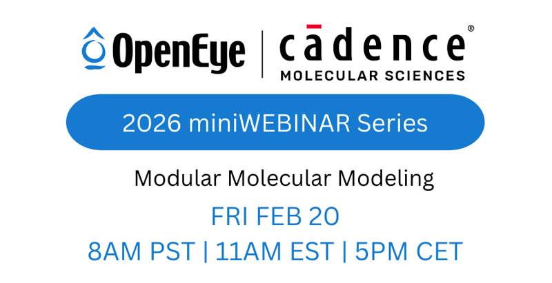 Webinar: Modular Molecular Modeling