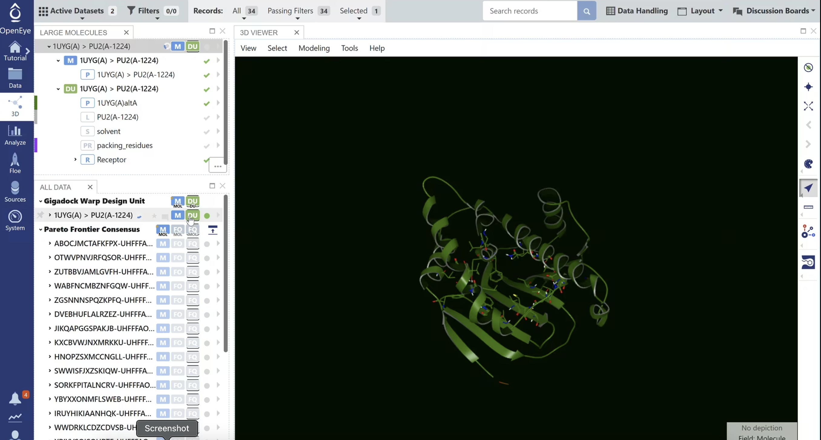 Structure-based design on Orion Gigadock Warp