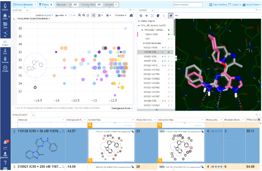 Opturion User Interface The Orion® Web Interface