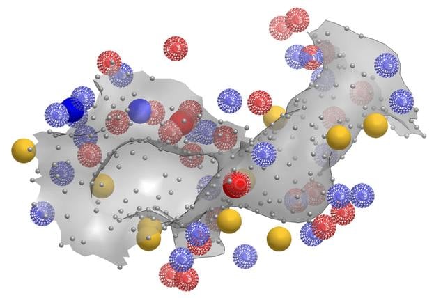 SiteHopper represents binding sites using shape and chemical features.